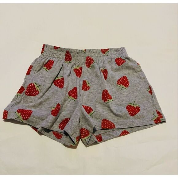 Strawberry Shortcake gray and red strawberry shorts - Picture 1 of 5